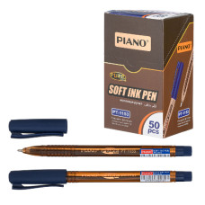 ручка Piano РТ-1153 "Pure" кульк. масл. синя (корпус мідного кольору)  (50/2000)