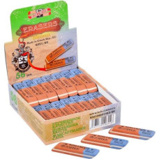 гумка K-I-N 6521/60 комбінована червоно/синя (уп.-56шт.) Blue Star  (56/448)