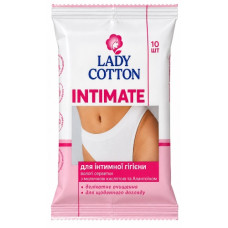 серветки вологі Lady Cotton для інтимної гігієни 10шт.  (20)