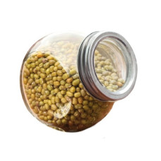 ємність скляна 0,18л. з кришкою  7055-2