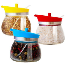 ємність скляна 0,25л. з кришкою  7075-02