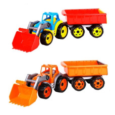 трактор з ковшем та причепом ТехноК  3688  (9)