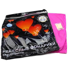 літаючий ліхтарик Серце 85х85см. з побажаннями  Н-6/07092  (400)