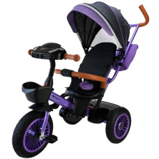 велосипед триколісний, гумові колеса 12"/10", гальма, пульт  TR2413  (1)