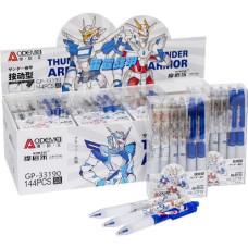 ручка GP-33190 "пиши-витирай" автоматична гелева синя 0,5мм.  (12/144/2304)