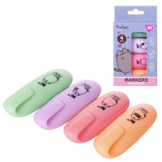 набір текст-маркерів Yes Pusheen 4кол.  391094  (1/24/192)