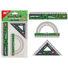 набір вимір. прил. YES Minecraft (лін. 15см. + трик. + тр-р)  370687  (25/400)