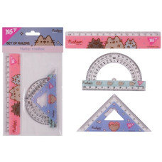набір вимір. прил. YES Pusheen (лін. 15см. + трик. + тр-р)  370688  (25/400)