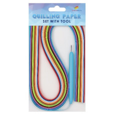 папір для квілінгу 520х5мм., 150 аркушів, 15 кольорів  230003