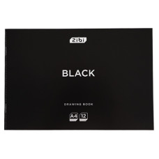 альбом Zibi Kids Line BLACK на скобі 12арк./120гр.  ZB.1421-01  (10)