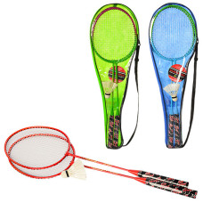 бадмінтон металевий 2 ракетки 66см., воланчик, в чохлі 68х21,5х2,5см.  MS 0757-1  (50)
