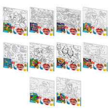 набір д/творч. Danko toys "Розмальовка за номерами Coloring by numbers" 31х31см.  CBN-01  (10)