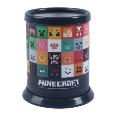 стакан для ручок YES "Minecraft.Animals" 10х7,5см.  940406  (1/50)