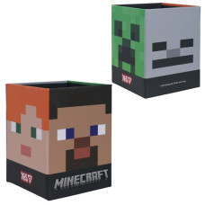 стакан для ручок YES "Minecraft" картонний 8х8х10см.  708620  (1/48)
