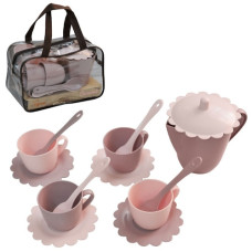 набір посуду чайний "Ромашка" 14 елем. в сумці (пудра)  39940