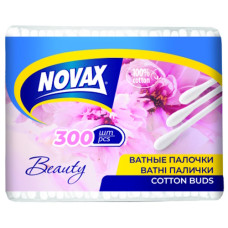 ватні палички Novax 300шт. в поліет. пакеті  (36)