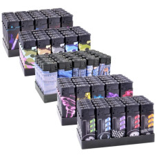 запальничка турбо асорті  1308  (50)