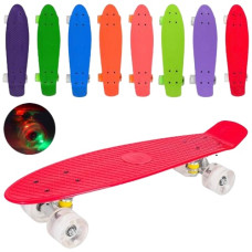 скейт пенні 56х14,5см., антиковз., алюм. підвіска, колеса ПУ, світло  MS 0848-10  (8)
