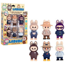 набір фігурок Labubu 7,2х5см., 6шт. в кор. 21х5х16см.  А777-240  (72)