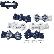 качечка-бант для волосся 4,5см.  1006-36593 (014278)  (12)