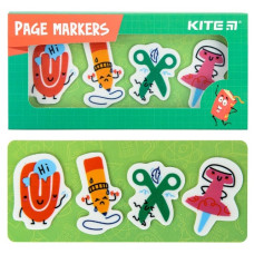 закладки Kite пластикові 35х50мм. 4х20шт. "Office"  К22-479-3  (1/25/100)