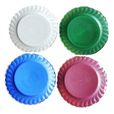 тарілка закусочна пластмас. дрібна косічка (Магія-Пласт)  DS 0031  (300)