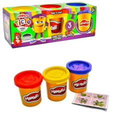 набір д/творч. Danko toys "Тісто для ліплення Master Do" 3 банки по 50гр.  TMDB-01-04  (15)