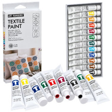 фарби для текстилю Art Ranger 12кол.х12мл. "Textile paint"  PA50.12012.A  (48)