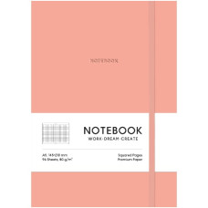 зошит А5 96арк. м`яка обкл. PU, клітинка  А5-7111К  (12)