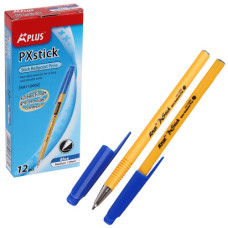 ручка Beifa KA112002  PXstick тригранний корпус, кульк. синя 1мм.  (12/120/1200/2400)