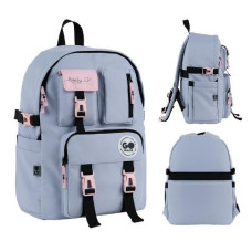 рюкзак GoPack Education Teens 43х30,5х14см. сірий  GO26-2500L-1  (10)