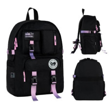 рюкзак GoPack Education Teens 43х30,5х14см. чорний/градієнт  GO26-2500L-2  (10)