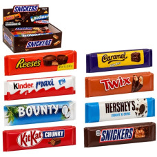 іграшка-антистрес сквіш батончик Snickers/Bounty/Twix/KitKat  712364  (12/288)