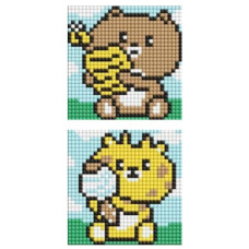 алмазна мозаїка Ідейка дитяча 9х9см. на самоклеючій основі "Смаколики" (2 сюжети)  AMS1052