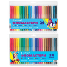 фломастери Centropen 7790/24/7550/24  24кол.  (80)