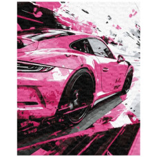 картина за номер. Ідейка 40х50см. "Рожевий стиль"  КНО5156