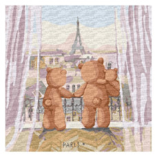 картина за номер. Ідейка 30х30см. дитяча "Родинна подорож"  КНО6040