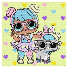 картина за номер. Ідейка 40х40см. "L.O.L. Surprise! TroopSurprise BonBon With HopHop"  КНО6288