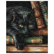 картина за номер. Ідейка 40х50см. "Спокій у тиші" з фарбами металік  КНО6850