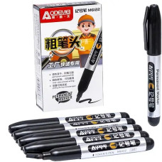 маркер Aodemei перманентний товстий чорний  M6122  (10/1200)