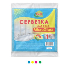 серветка мікрофібра для скла EkOplus 30х30см.  20047  (50)