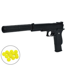 пістолет 32см., пластикові кулі, в кул. 18х23х3см.  К2011-К+  (60)