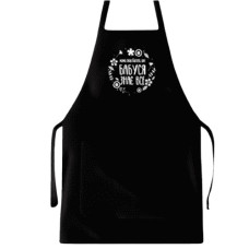 фартух Kvarta габардин чорний "Бабуся знає все"   4112  (10)