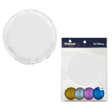 кулька фольгована Pelican таблетка біла 18"/45см., продажа кратно 5шт.!!!  833309  (5)