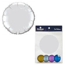 кулька фольгована Pelican таблетка срібло 18"/45см., продажа кратно 5шт.!!!  833302  (5)