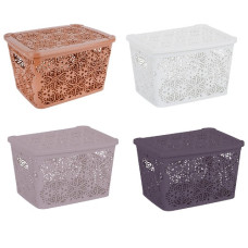 кошик Violet House Ажур №2   7л. з кришкою  0402