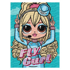 картина за номер. Ідейка 30х40см. "L.O.L. Surprise! O.M.G. Fly Gurl"  КНО6275