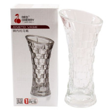 ваза скляна 19см.  FP068B