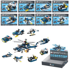 конструктор транспорт 45 дет. в кор., 8шт. в диспл. 27х20х9см. 1801  (128)