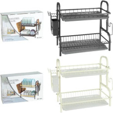 сушка для посуду настільна двоярусна  H4125/DZ-3331/124108  (8)